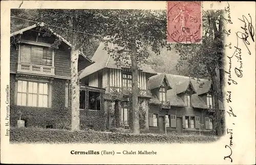 Ak Cormeilles Eure, Chalet Malherbe