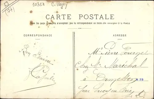 Ak Montevrain Seine et Marne, Kirche