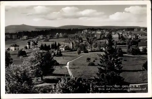 Ak Oberhof im Thüringer Wald, Panorama, Schneekopf