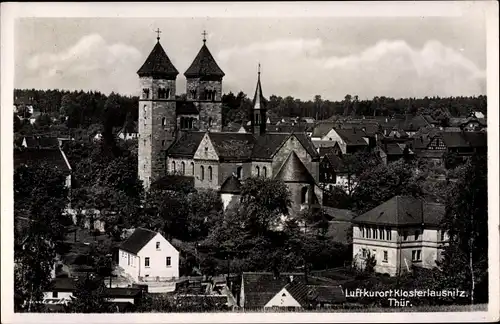 Ak Bad Klosterlausnitz in Thüringen, Kirche mit Umgebung