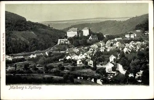 Ak Malberg Rheinland Pfalz, Totale