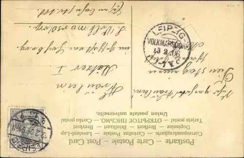 Passepartout Ak Portrait einer Frau, Rückansicht