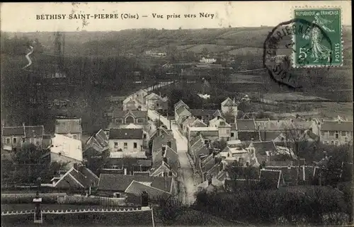 Ak Bethisy Saint Pierre Oise, Vue prise vers Nery