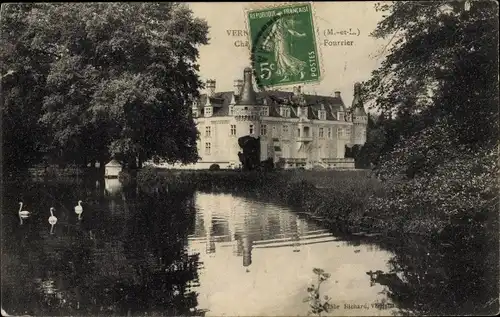 Ak Vernoil le Fourrier Maine et Loire, Château de la Ville