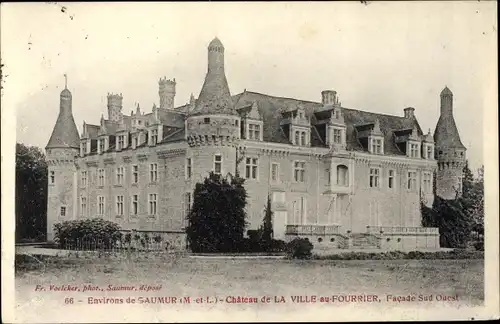 Ak Vernoil le Fourrier Maine et Loire, Château de la Ville