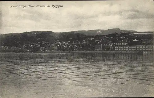 Ak Reggio Calabria, Panorama delle rovine