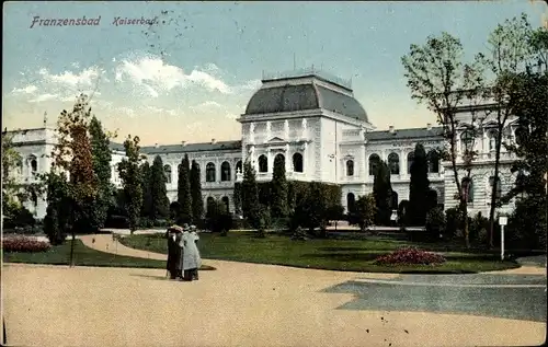 Ak Františkovy Lázně Franzensbad Reg. Karlsbad, Kaiserbad