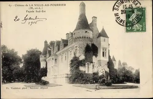 Ak Vernoil le Fourrier Maine et Loire, Château de la Ville