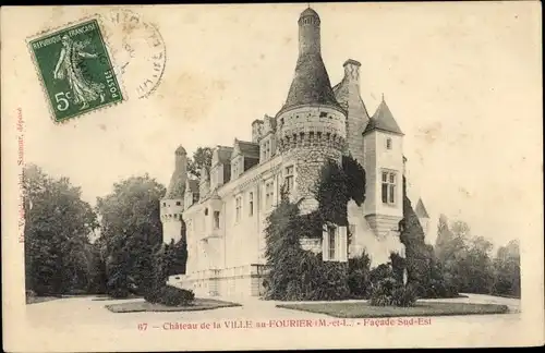 Ak Vernoil le Fourrier Maine et Loire, Château de la Ville