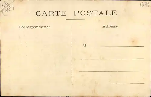 Ak Montreuil sur Loire Maine-et-Loire, Kircheninneres