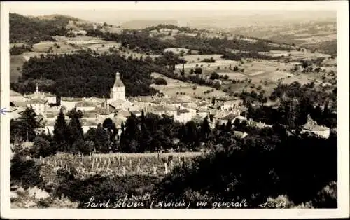 Foto Ak Saint Felicien Ardèche, Vue générale