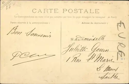 Ak Quillebeuf sur Seine Eure, Vue Generale