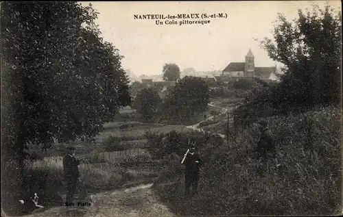 Ak Nanteuil lès Meaux Seine et Marne, Un Coin pittoresque, Église