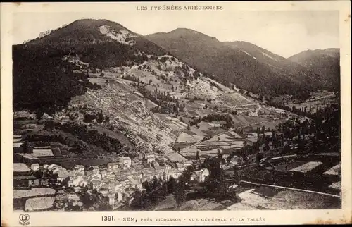 Ak Sem Ariège, Vue générale et la Vallée