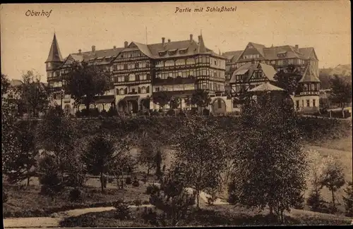 Ak Oberhof im Thüringer Wald, Schlosshotel