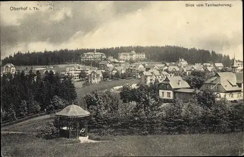 Ak Oberhof im Thüringer Wald, Panorama vom Tambacherweg