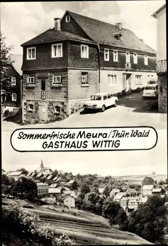 Ak Meura in Thüringen, Gasthaus Wittig