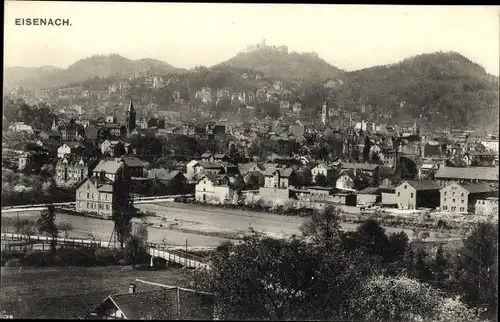 Ak Lutherstadt Eisenach in Thüringen, Gesamtansicht