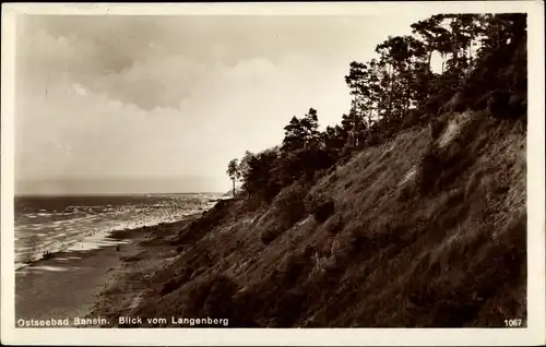 Ak Ostseebad Bansin Heringsdorf auf Usedom, Blick vom Langenberg