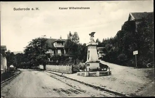 Ak Bad Suderode Quedlinburg im Harz, Kaiser Wilhelmstraße