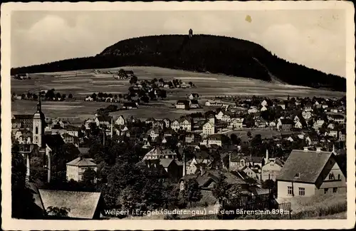 Ak Vejprty Weipert Region Aussig, Panorama, Bärenstein