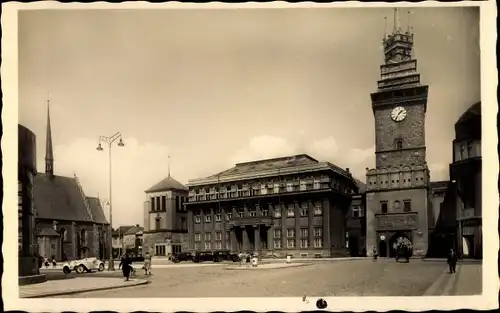 Ak Pardubice Pardubitz Stadt, Grünes Tor