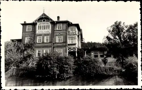 Ak Sitzendorf in Thüringen, Hotel Annafels