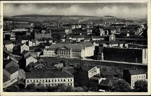 Ak Plzeň Pilsen Stadt, Panorama