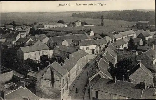 Ak Boran sur Oise Oise, Panorama, Luftbild