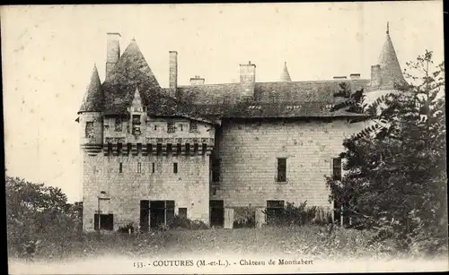 Ak Coutures Brissac Loire Aubance Maine et Loire, Château Montsabert