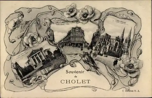 Ak Cholet Maine et Loire, Kirche Notre Dame