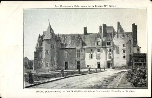 Ak Baugé Maine et Loire, Château