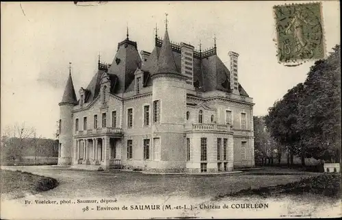 Ak Saumur Maine et Loire, Château de Courléon