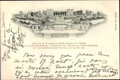 Ak Agde Hérault, Décor de M. M. Jambon et Bailly