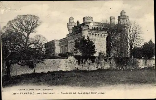 Ak Camarsac Gironde, Chateau