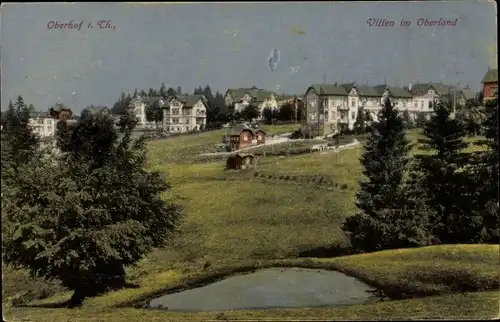 Ak Oberhof im Thüringer Wald, Villen im Oberland