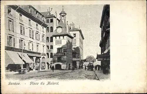 Ak Genève Genf Stadt, Place du Molard