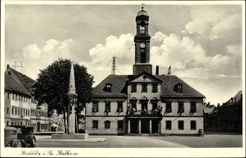 Ak Rochlitz an der Mulde, Rathaus