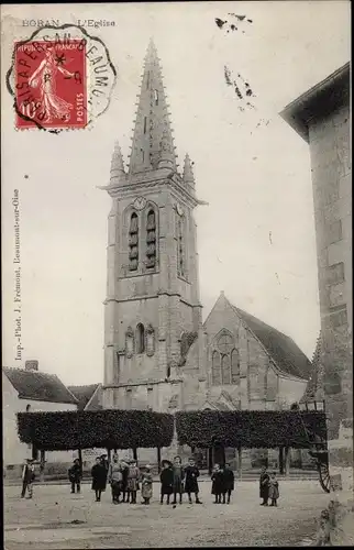 Ak Boran sur Oise Oise, Kirche