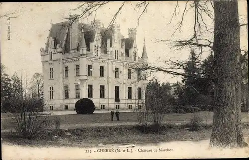 Ak Cherre Maine et Loire, Château de Marthou