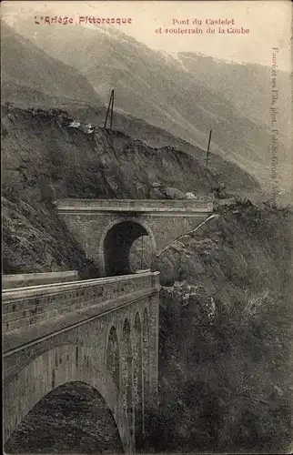 Ak Ariège, Pont du Caastelet et souterrain de la Coube