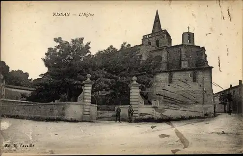 Ak Nissan Hérault, Kirche