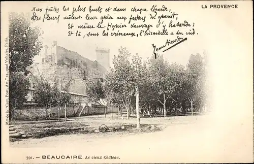 Ak Beaucaire Gard, Le vieux Château