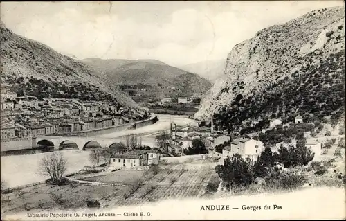 Ak Anduze Gard, Gorges du Pas