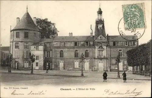 Ak Clamart Hauts de Seine, Rathaus