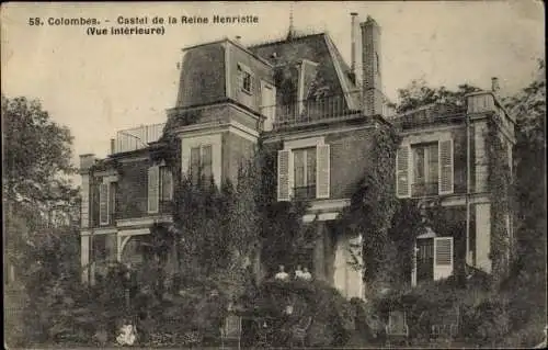 Ak Colombes Hauts de Seine, Castel de la Reine Henriette