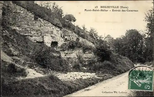 Ak Beuzeville Eure, Mont Saint Helier, Entree des Cavernes