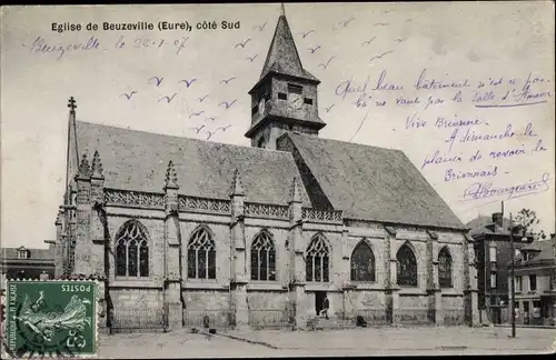 Ak Beuzeville Eure, L'Eglise