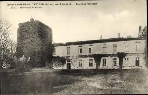 Ak Saint Germain d’Esteuil Gironde, Chateau Castera