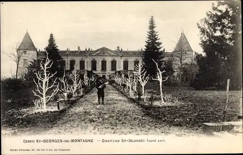 Ak St Georges de Montagne Gironde, Chateau St Georges